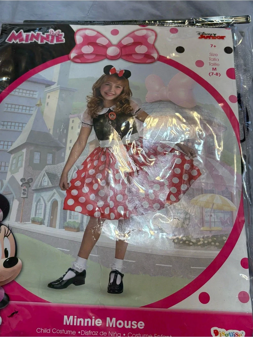 Disney Minnie Mouse Costume - Red, White & Black Polka Dot Dress